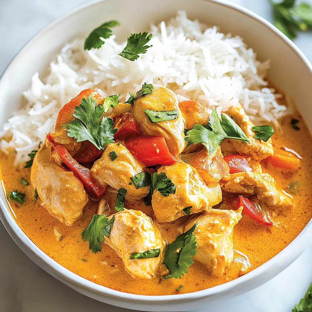 Savory Coconut Chicken Curry