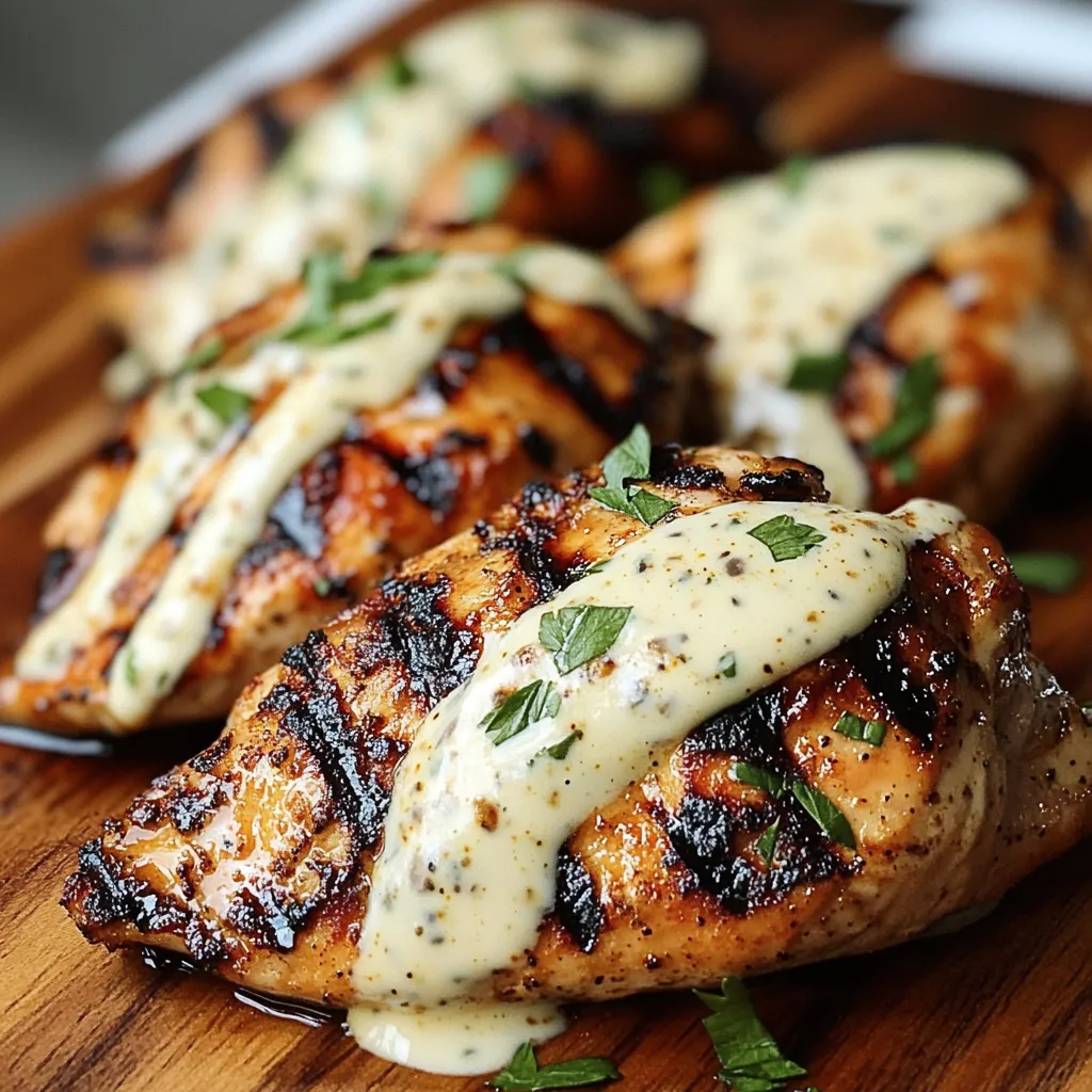 Tasty Cajun Grilled Chicken with Alabama White Sauce