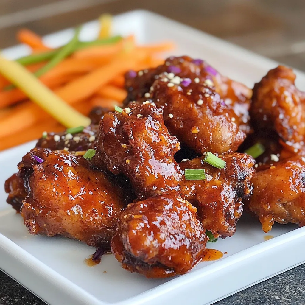 Mouthwatering Sweet and Spicy Wings