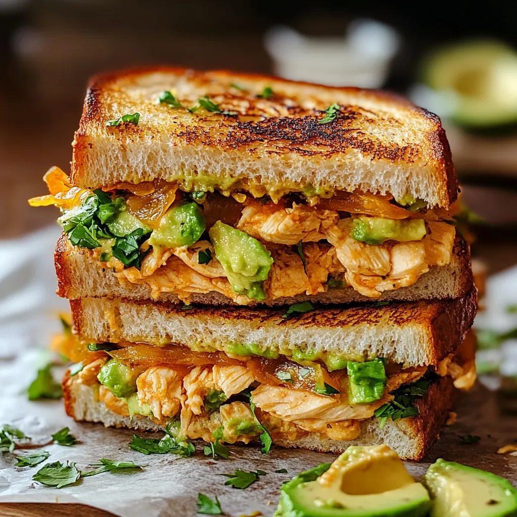 Avocado Chicken Melt