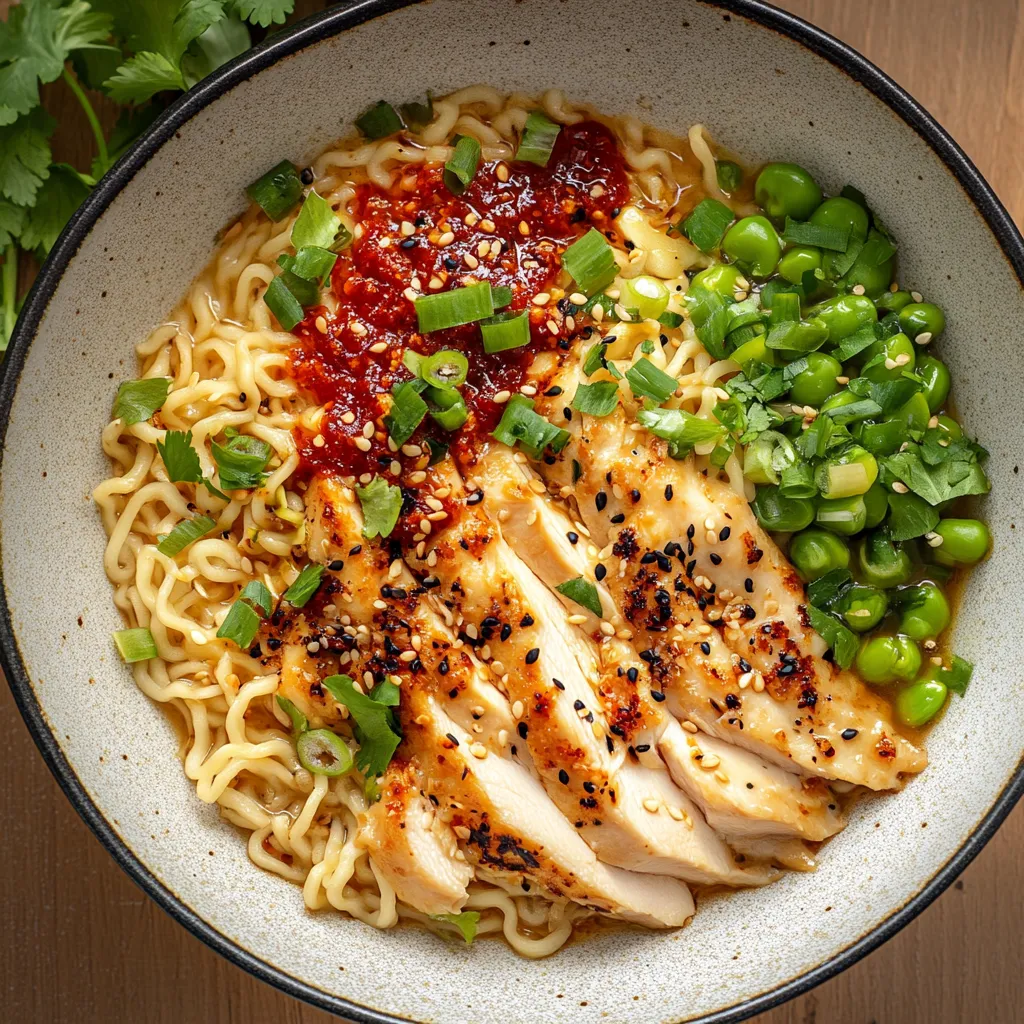 Delicious Sun-dried Tomato Chicken Ramen