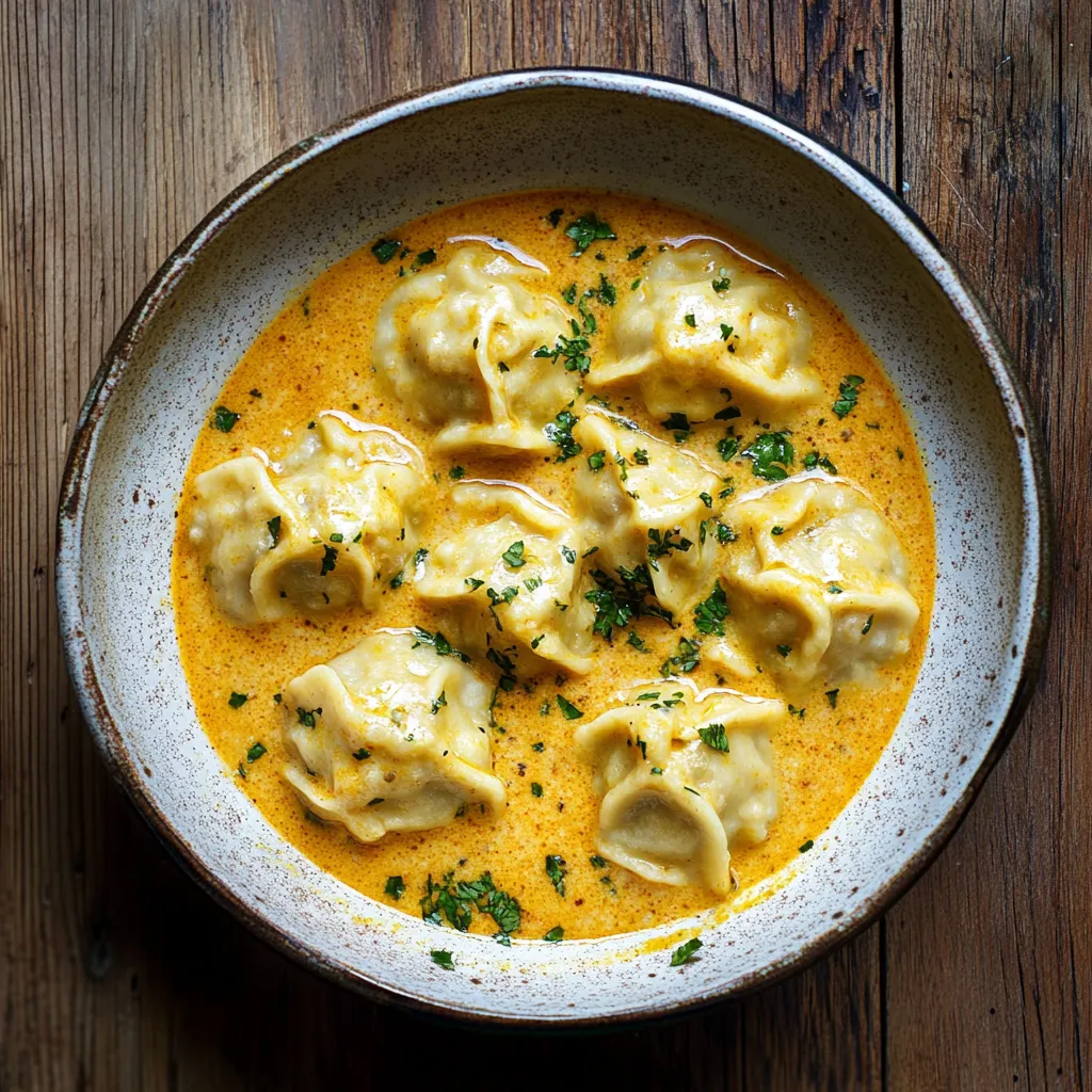 Mouthwatering Coconut Curry Soup with Dumplings
