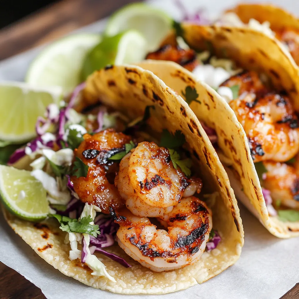 Grilled Shrimp Wraps