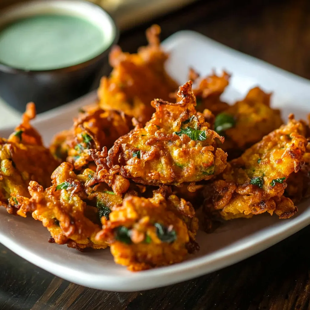 Veggie Pakoras (Crispy Indian Snack)