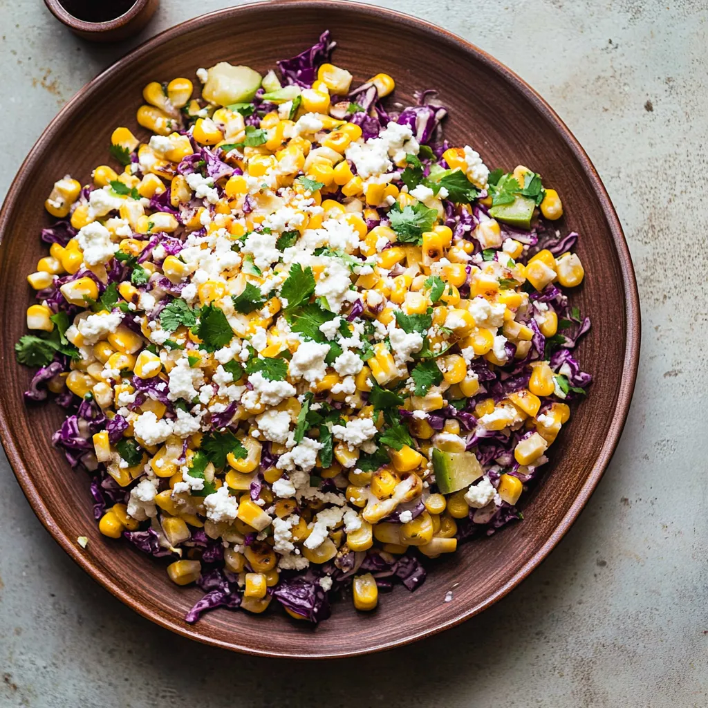 Street Corn Salad Dish
