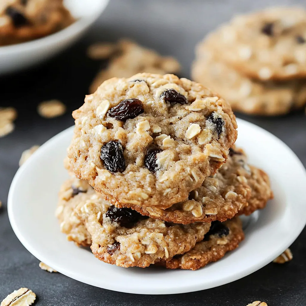Chewy Homemade Oatmeal Cookies