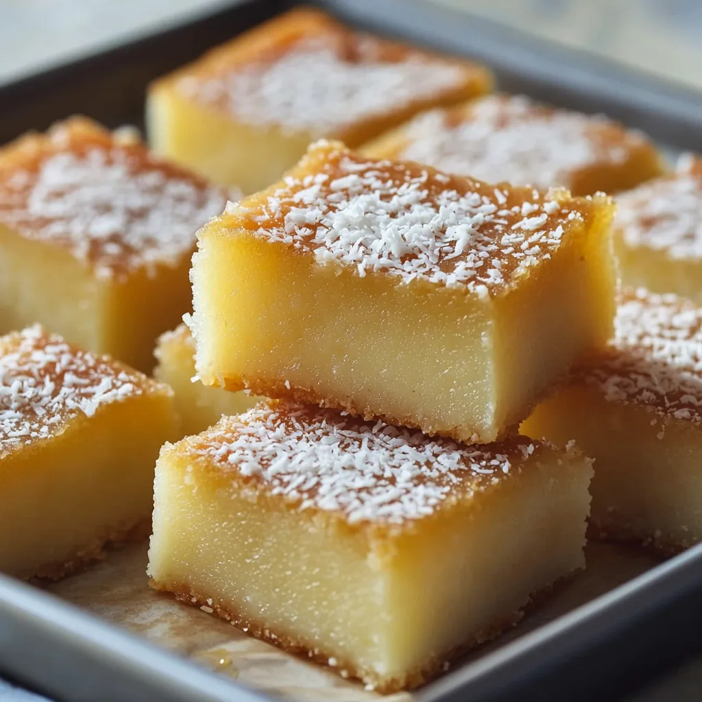 Buttery Coconut Mochi