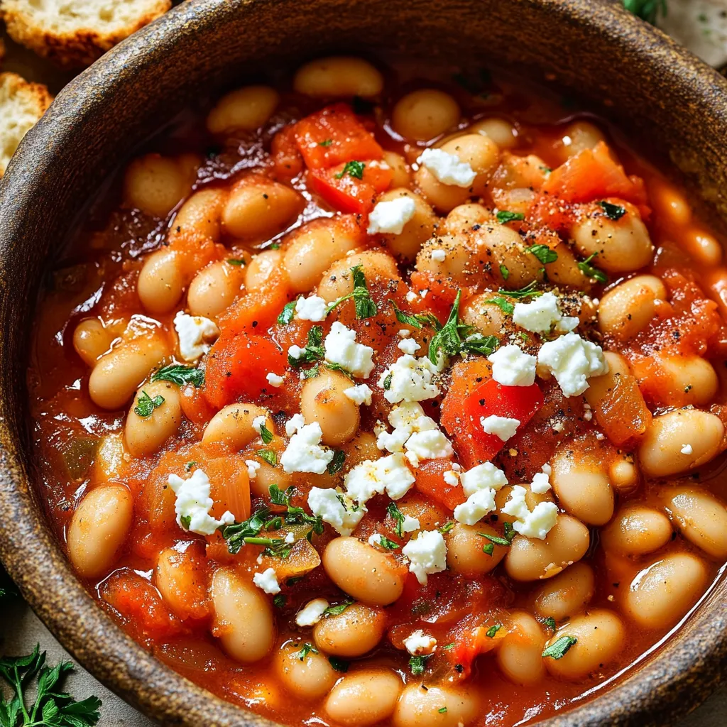 Rich Butter Bean Greek Stew