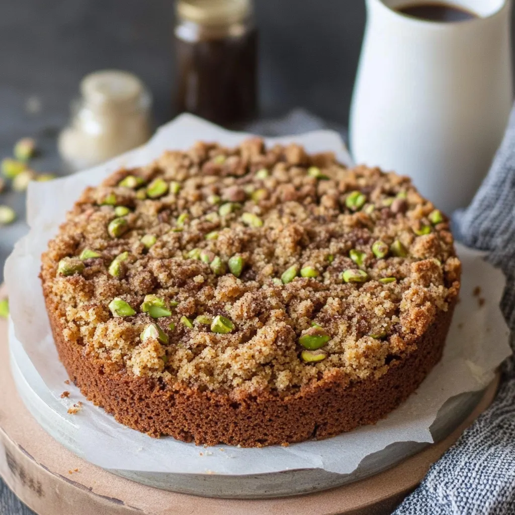 Soft and Nutty Pistachio Cake