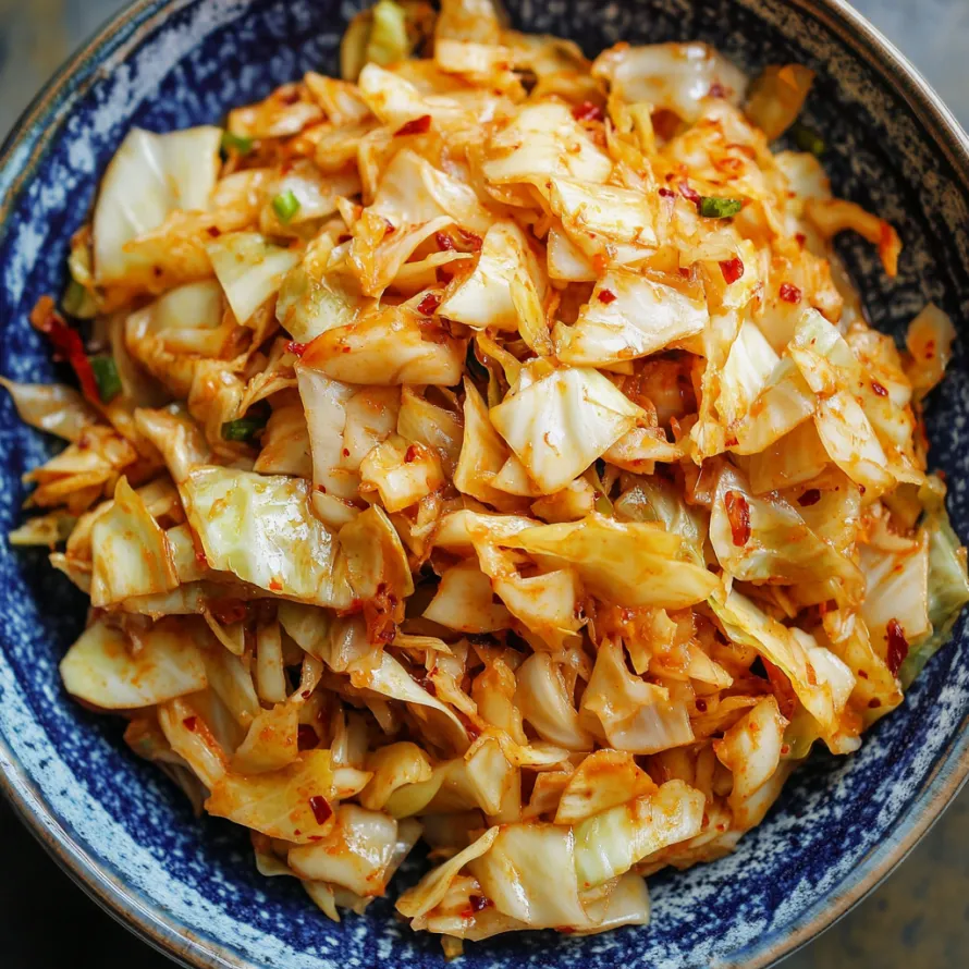 A bowl of food with a green vegetable.
